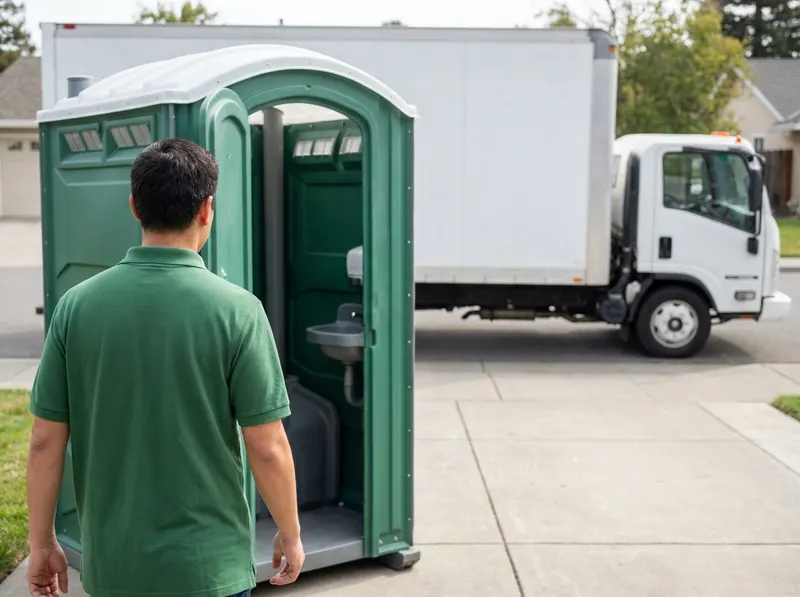 Deluxe Flushing Event Restroom Rental in Pleasanton, CA